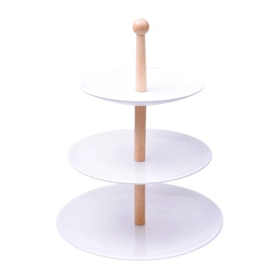 BANDEJA BOLO 3 ALT 31X32CM 2956-020