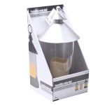 LANTERNA VELA LED PEQ. RED. PRATA 52791 LANTERNA VELA LED PEQ. RED. PRATA 52791