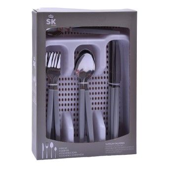 SET 16 TALHERES C/SUPORTE 420-02 CX12 20%