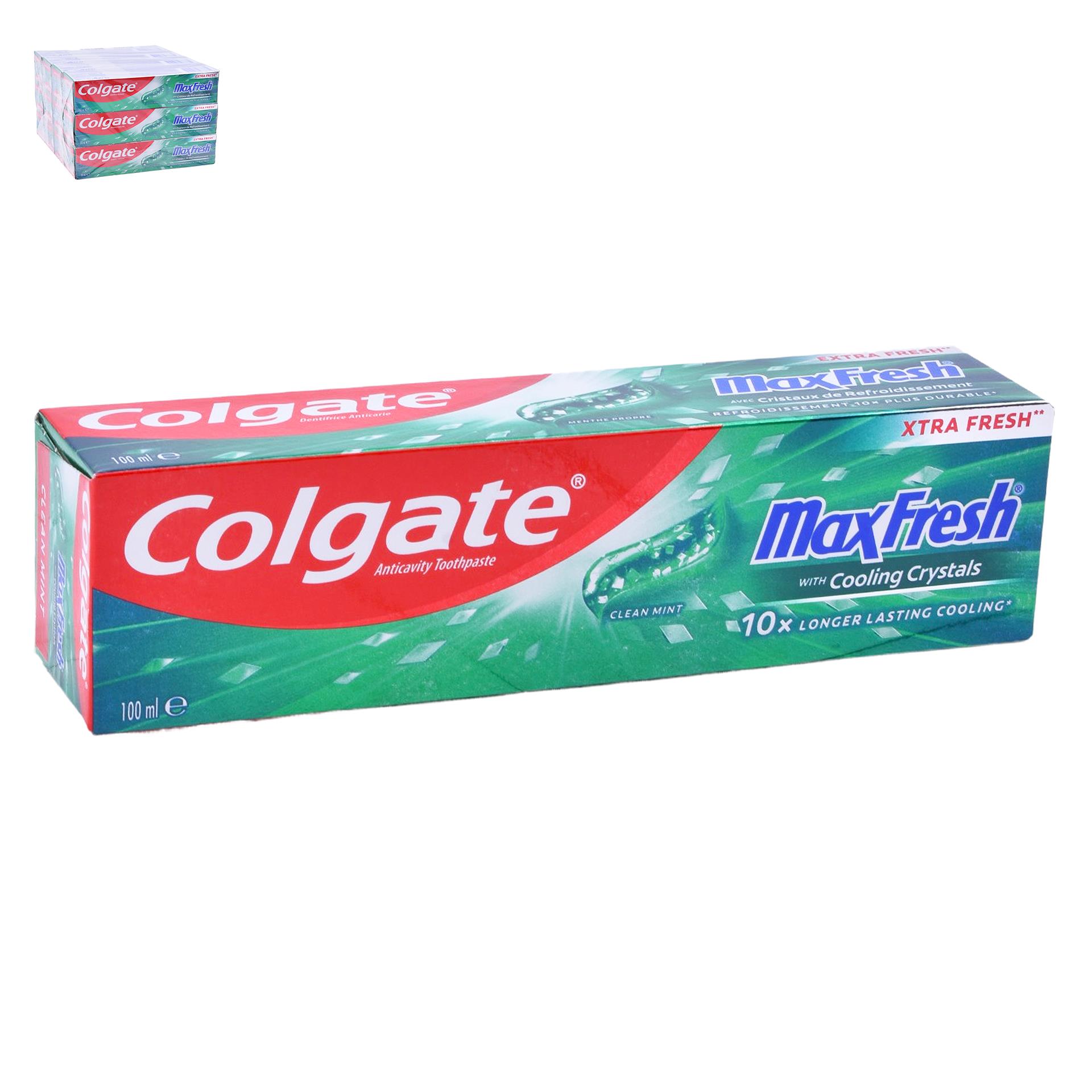 COLGATE MAXFRESH COOLMINT 100ML CX72 COLGATE MAXFRESH COOLMINT 100ML CX72