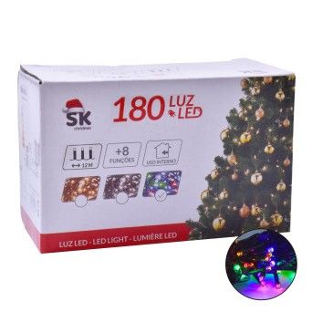 LUZES COR NATAL 15M 2697-123-15C CX48