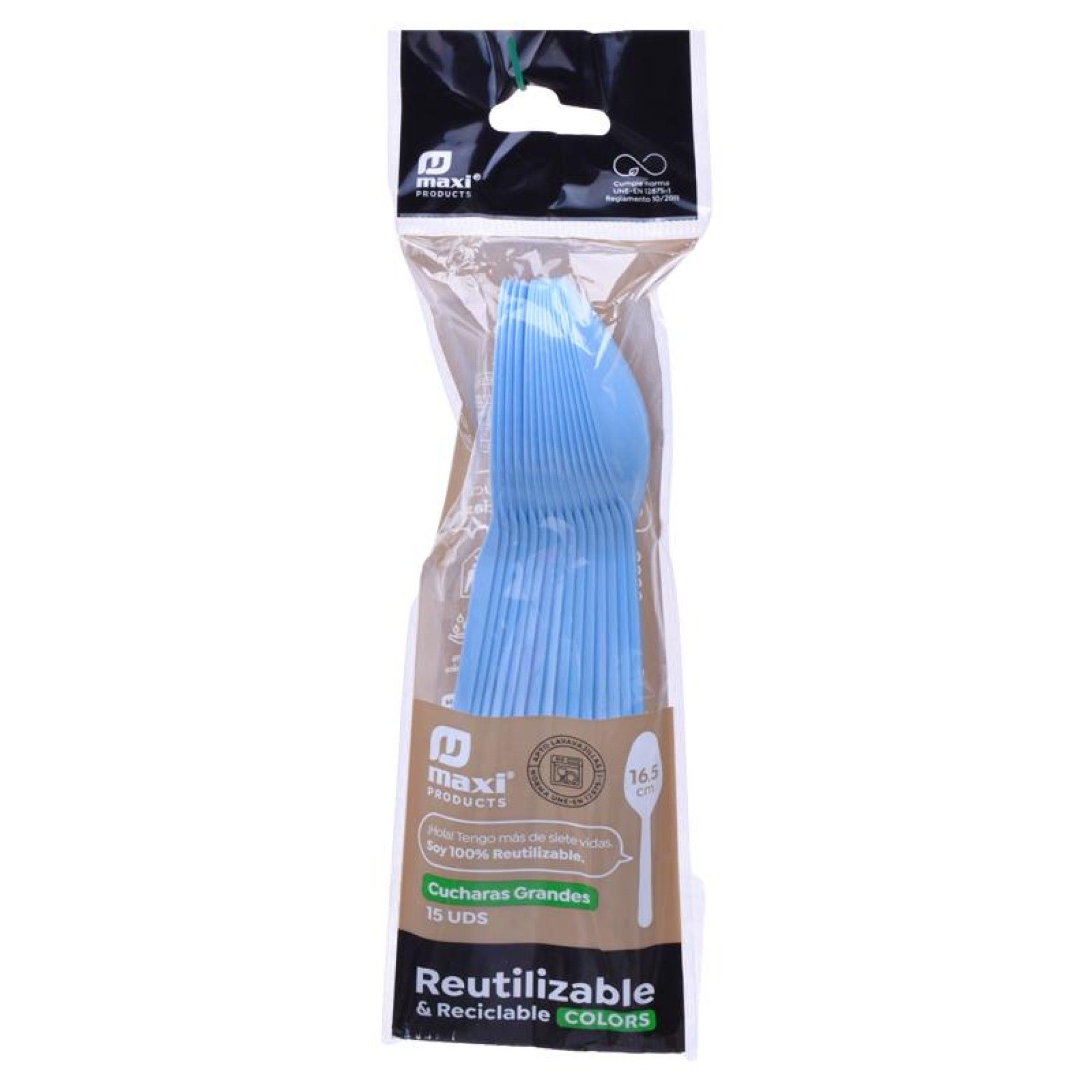 COLHER REUT AZUL 16.5CM 15U 1344R COLHER REUT AZUL 16.5CM 15U 1344R