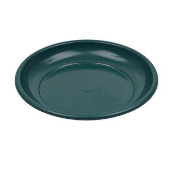 PLASTICO PRATO VASO VERDE 28CM