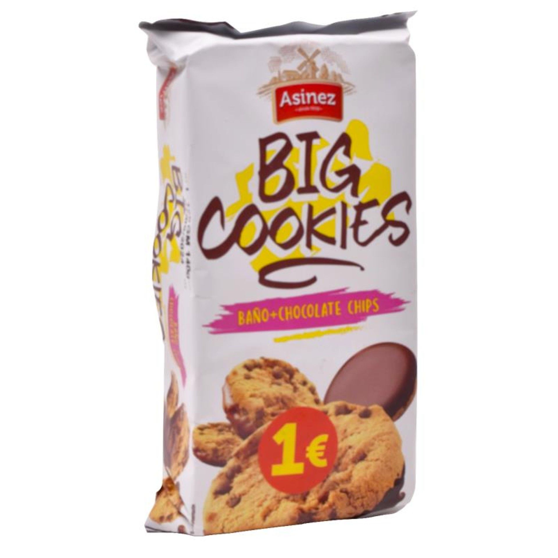 BIG COOKIES ASINEZ CHOCO 140GR PV1 BIG COOKIES ASINEZ CHOCO 140GR PV1