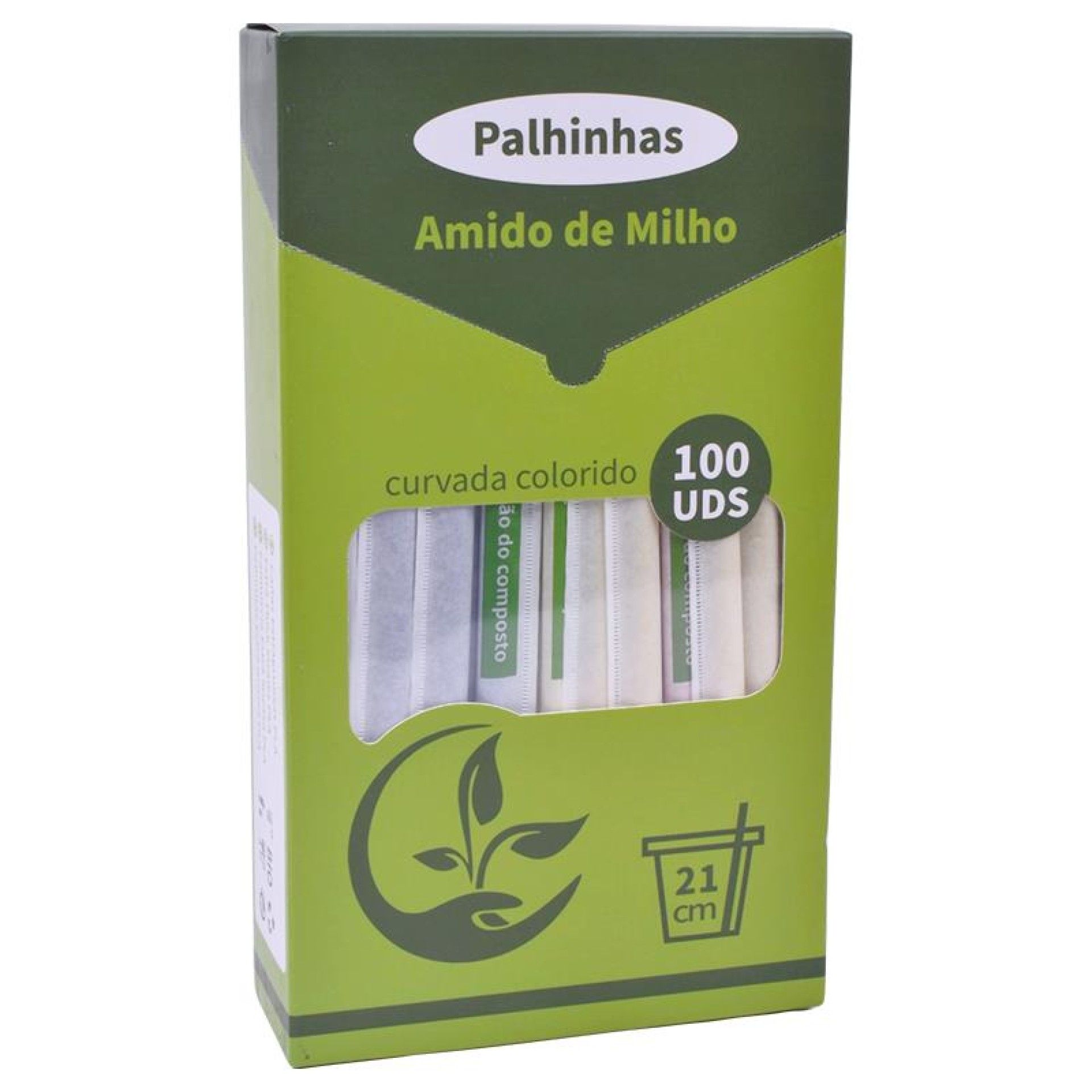 PALHINHAS IND AMIDO MILHO 21CM100UN PALHINHAS IND AMIDO MILHO 21CM100UN