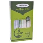 PALHINHAS IND AMIDO MILHO 21CM100UN PALHINHAS IND AMIDO MILHO 21CM100UN