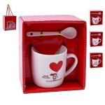 SET CANECA E COLHER 7,2X7,2 2645-109-14 CX120
