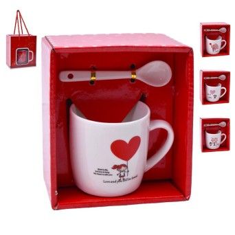 SET CANECA E COLHER 7,2X7,2 2645-109-14 CX120