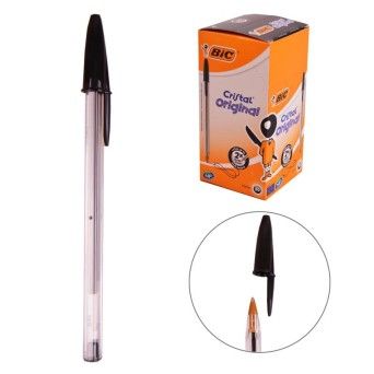 CANETA BIC PRETO 50 UNI