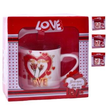 SET CANECA E COLHER 8,2X6,8 2645-108 CX96
