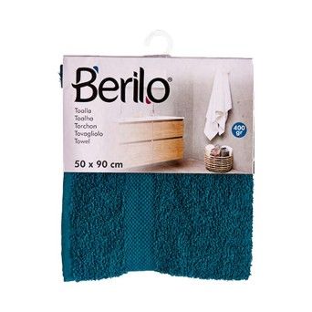 TOALHA LISA 50X90 AZUL PETROLEO BERILO