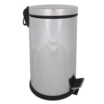 BALDE LIXO METAL C/ PEDAL 8LT.