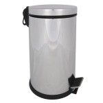 BALDE LIXO METAL C/ PEDAL 8LT.
