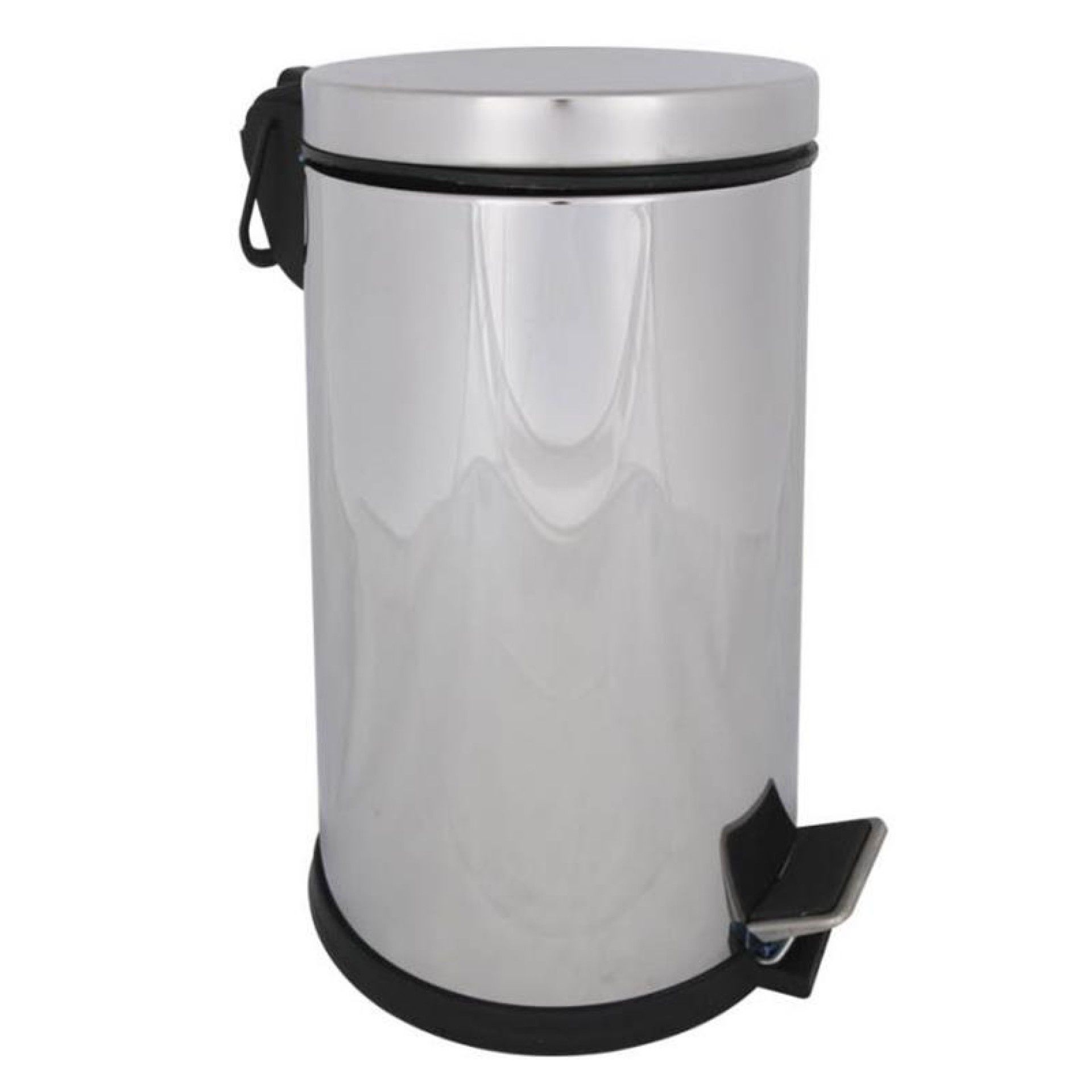 BALDE LIXO METAL C/ PEDAL 8LT.