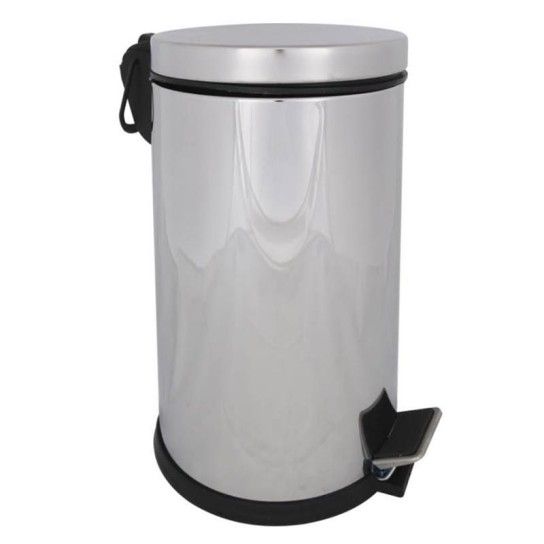 BALDE LIXO METAL C/ PEDAL 8LT.