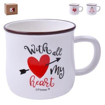 CANECA MUG 8,8X9CM 2997-009 CX80
