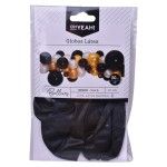BALAO LATEX PRETO 30CM CX20