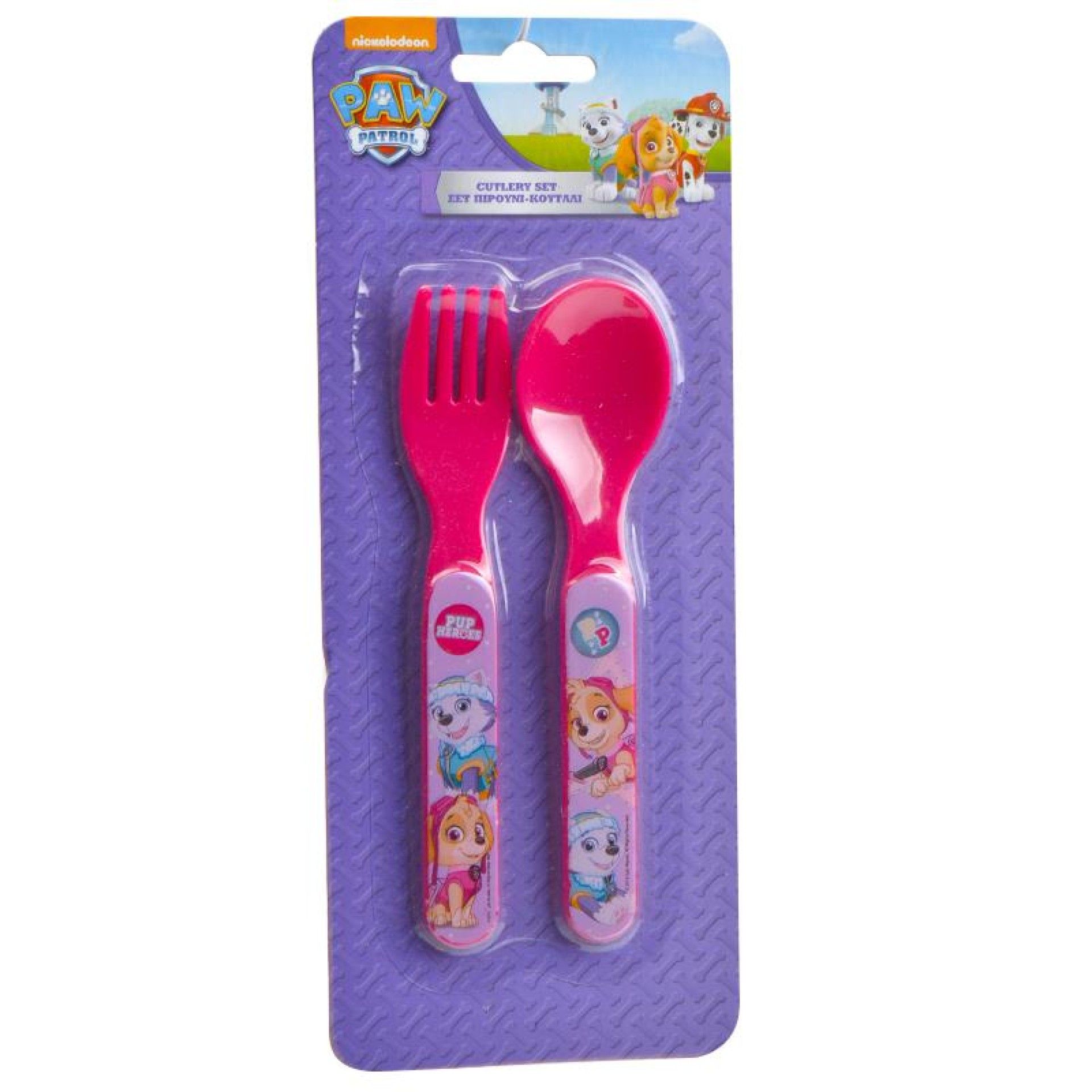 PLASTICO CJ. TALHERES PAW PATROL 022356 PLASTICO CJ. TALHERES PAW PATROL 022356