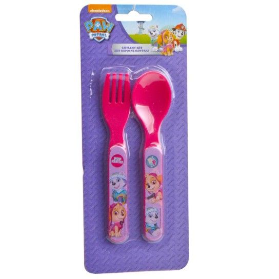 PLASTICO CJ. TALHERES PAW PATROL 022356