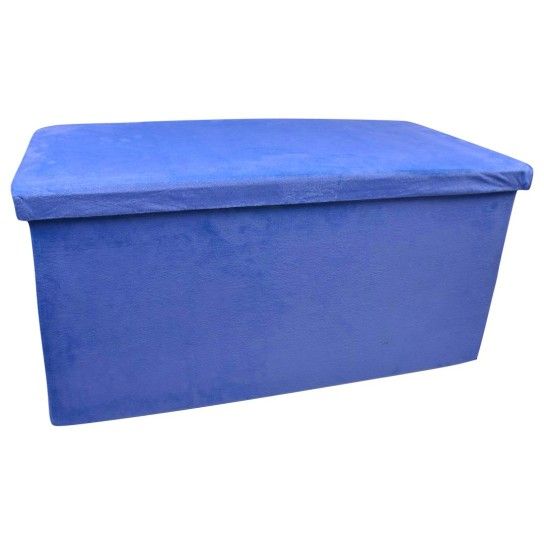 BANCO VELUDO AZL 76X38X38 2496-100-01J CX6