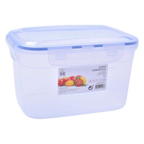 CAIXA HERMETICA 4,5L RECT ASD197 CX24