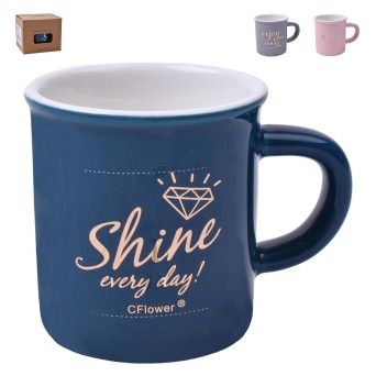 CANECA MUG 6,7X6,2CM 2997-007 CX160