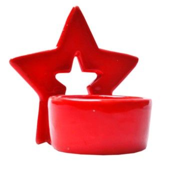 PORTA TEALIGHT  CERAM.24996235 LUNA