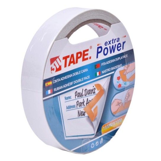 FITA ADESIVA DUPLA FACE 1.8CMX10M 11145