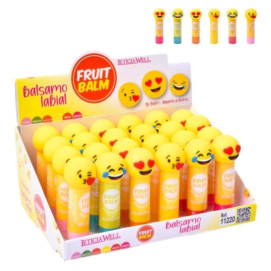BALSAMO LABIAL FRUIT EMOJI 24UN 11220 BALSAMO LABIAL FRUIT EMOJI 24UN 11220