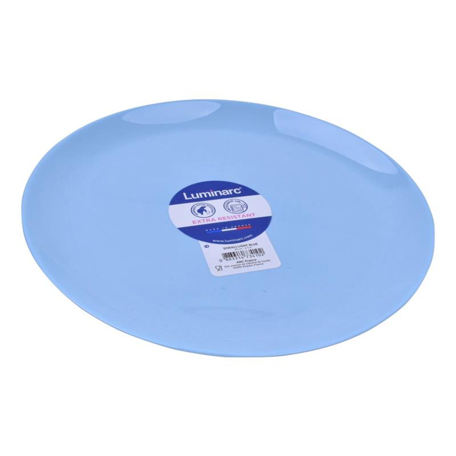 PRATO LUMINARC DIWALI AZUL 27CM CX24 PRATO LUMINARC DIWALI AZUL 27CM CX24