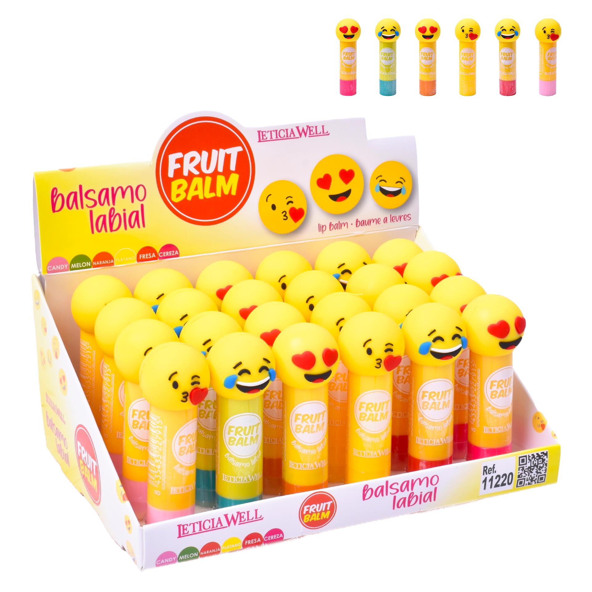 BALSAMO LABIAL FRUIT EMOJI 24UN 11220 BALSAMO LABIAL FRUIT EMOJI 24UN 11220