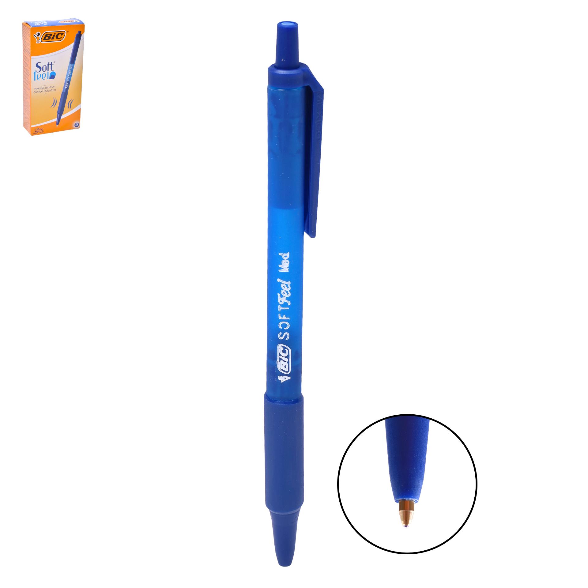 CONJ 12 CANETAS BIC SOFT FEEL AZUL CX18 CONJ 12 CANETAS BIC SOFT FEEL AZUL CX18