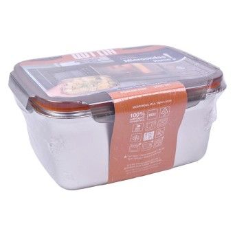 CAIXA HERMETICA 2600ML INOX