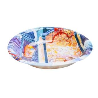 PRATO NATAL FUNDO 21CM