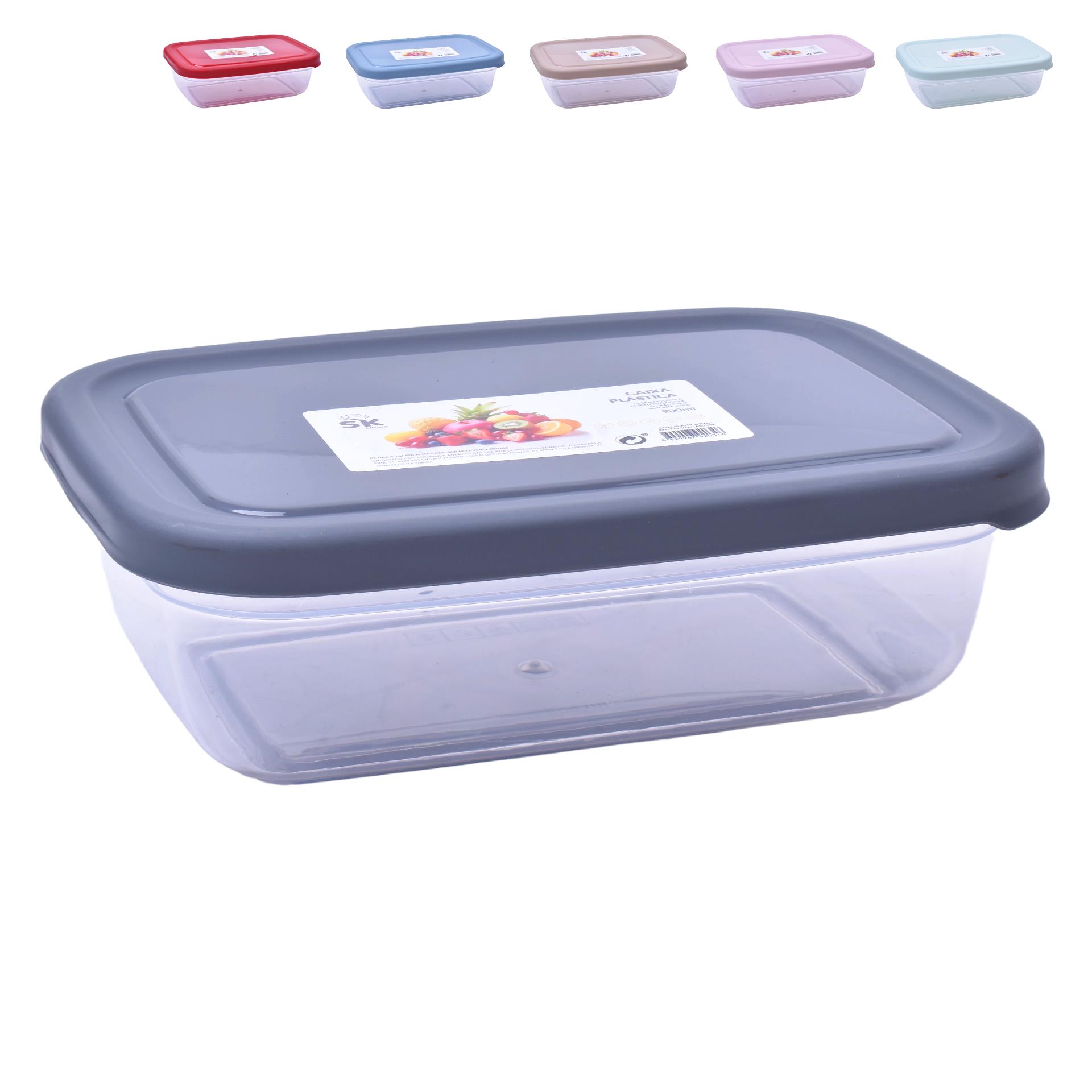 CAIXA PLT C/TP RECT 900ML ASD034 CX24 CAIXA PLT C/TP RECT 900ML ASD034 CX24