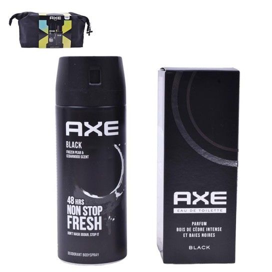AXE EDT 100ML+DEO SPRAY 150ML BLACK