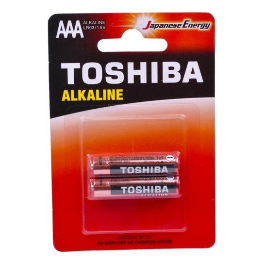 TOSHIBA - BLISTER 2 PILHAS LR03 AAA TOSHIBA - BLISTER 2 PILHAS LR03 AAA