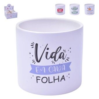 VASO CERAMICA 12X12X11CM 0307-09 CX32 VASO CERAMICA 12X12X11CM 0307-09 CX32