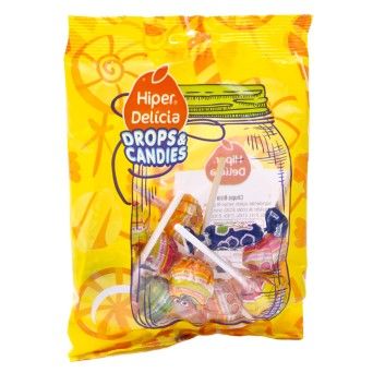 SACO CHUPAS 10UN  HIPER DELICIA 120G
