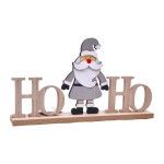 PLACA MAD.PAI NATAL HO HO 13,5CM PLACA MAD.PAI NATAL HO HO 13,5CM