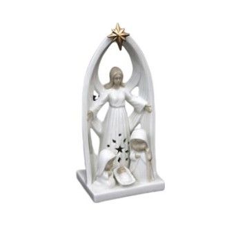 PRESEPIO PORC. C/LZ 21CM 50431541 LUNA