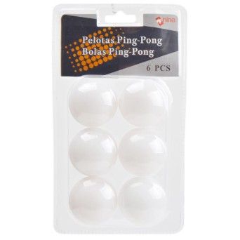 BOLA PING-PONG BRC 6UN 40MM 1745-050-06