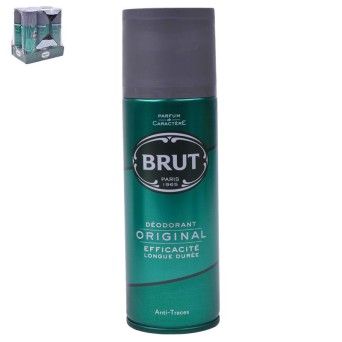 BRUT DEO SPRAY ORIGINAL 200ML CX6