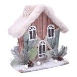CASA DECORATIVA C/ LUZ 24CM CASA DECORATIVA C/ LUZ 24CM