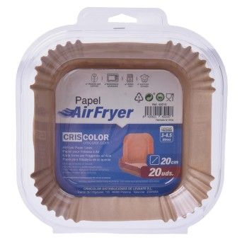PAPEL P/FRITADEIRA AR QUENTE 20CM 20UN