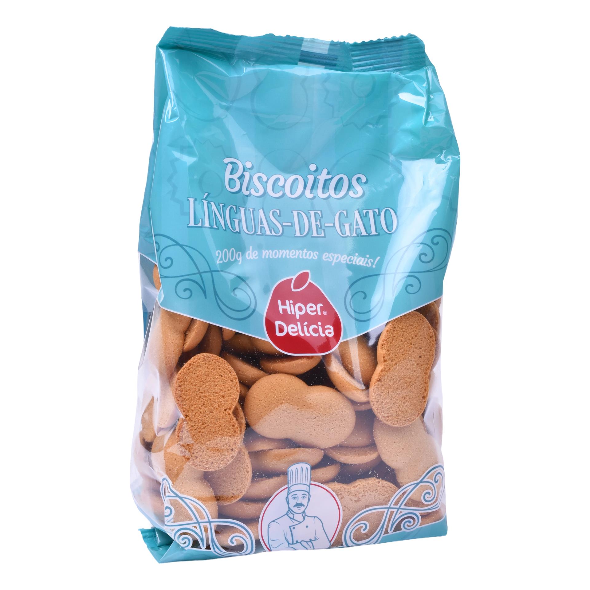 BISCOITO LINGUA GATO HDELICIA 200G BISCOITO LINGUA GATO HDELICIA 200G