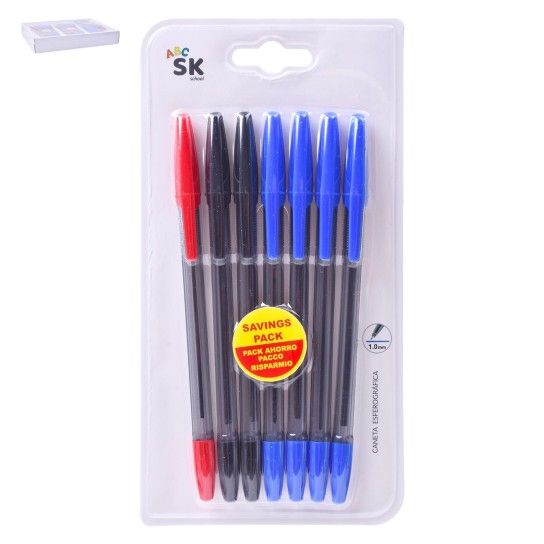 CANETA ESF 7UN 15,8CM 2681-002 CX144