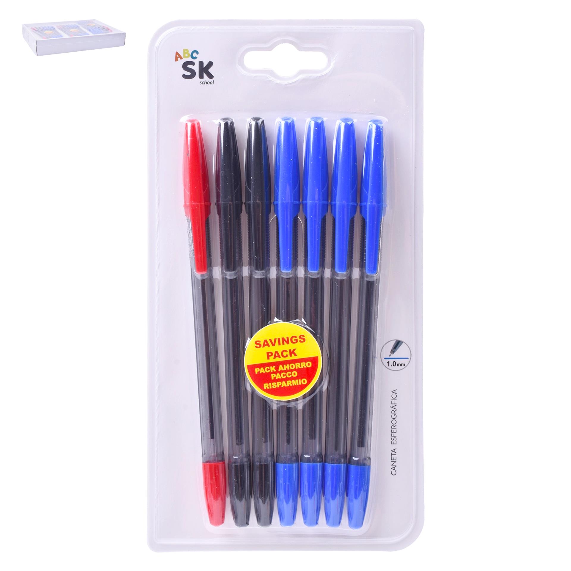 CANETA ESF 7UN 15,8CM 2681-002 CX144 CANETA ESF 7UN 15,8CM 2681-002 CX144