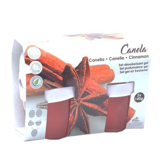 AMBIENTADOR GEL CJ.2 140G CANELA 56486