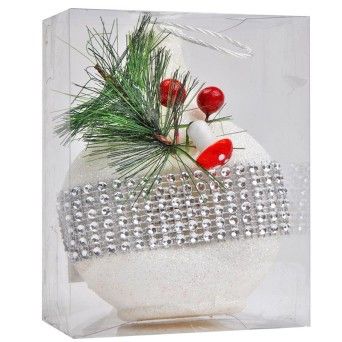 ENFEITE NATAL GARRAFA C/ BRILHANTES